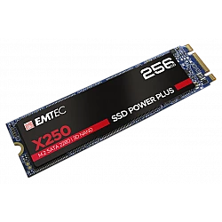 EMTEC SSD Power Plus X250 - SSD - 256GB - intern - M.2 2280 - SATA 6Gb/s (ECSSD256GX250)