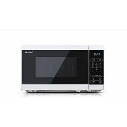 Sharp YC-MS02E-W Mikrowelle Arbeitsplatte Solo-Mikrowelle 20 l 800 W Schwarz - Weiß (YC-MS02E-W)