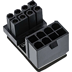 InLine - Netzteil - 8-poliger PCIe Power (M) bis 8-poliger PCIe Power (W) gewinkelt - umgekehrt (26638F)