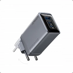 Charger Prime 100W GaN 2xUSB-C 1xUSB-A silver