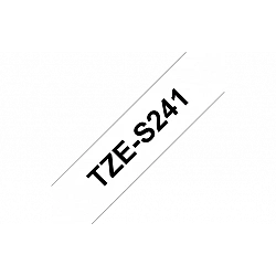Brother TZE-Schriftbandkassette TZESchriftbandkassette TZe-S241 TZeS241 White Black (TZES241)