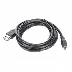 Gembird 1.8m USB 2.0 A/mini-USB M USB cable USB A Mini-USB B Black