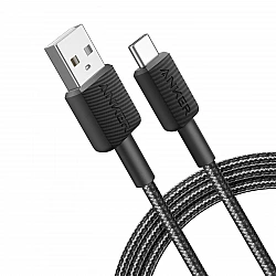 Anker Innovations 322 USB-A to USB-C Cable Nylon 1.8M Black - Kabel - Digital/Daten