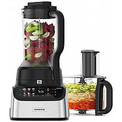 Kenwood Electronics Kenwood MultiPro OneTouch, 3 l, Schwarz, Edelstahl, Tasten, 1,5 l, Kunststoff, Kunststoff
