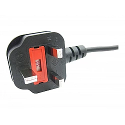 StarTech.com Laptop Power Cord 3 Slot for UK - BS-1363 to C5 Clover Leaf - Stromkabel (250 VAC) - BS 1363 (M) - IEC 320 EN 60320 C5 - 1,0m - geformt - Schwarz - Großbritannien und Nordirland (PXTNB3SUK1M)
