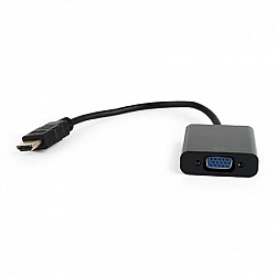 Gembird A-HDMI-VGA-04 video cable adapter 0.15 m VGA (D-Sub) HDMI Type A (Standard) Black