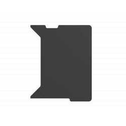 Genesis Holm Modular Side Desk Top Right 60cm NDS-2283 Anthracite Black