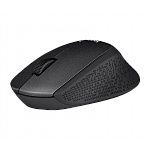 LOGITECH M330 SILENT PLUS Mouse 3 buttons wireless 2.4 GHz USB wireless receiver black