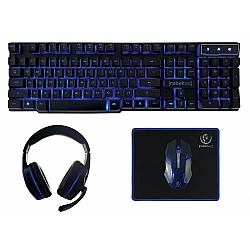 Rebeltec SHERMAN keyboard Mouse included Gaming USB QWERTY English Black