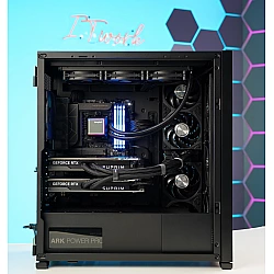 IT51 WORKLOAD MAX DDR5 | 9950X 5.7GHz 16C/32T | RTX 5090 SUPRIM LIQUID SOC | 1000W PLATINIUM | 2TB GEN4 NVMe | 64GB 5600MHz KINGSTON | X870-E CREATOR PROART DDR5 | BE QUIET! SILENT LOOP 3 | CORSAIR 7000D AIRFLOW
