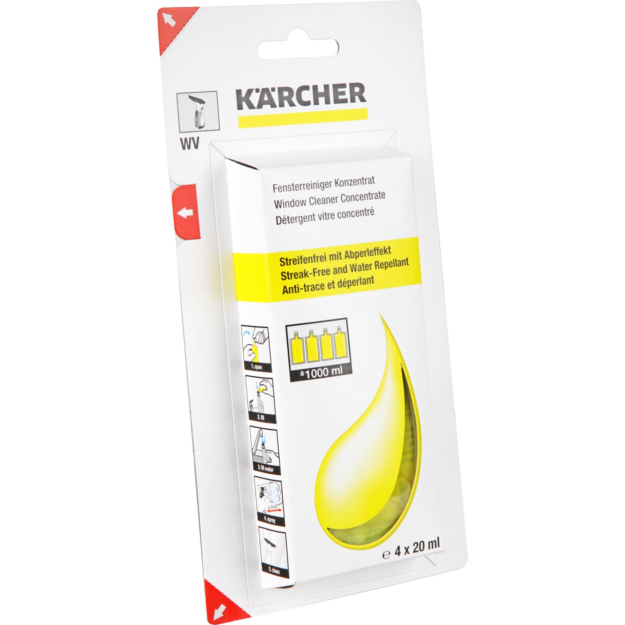 ITwork.lt: KARCHER GLASS CLEANER RM 503 (6.295-302.0) 4X20ML