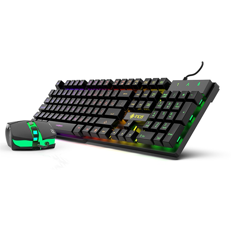 ITwork.lt: Cian Technology GmbH Cian INCA RAINBOW EFFECT MECHANICAL FEEL GAMING KEYBOARD & MOUSE...