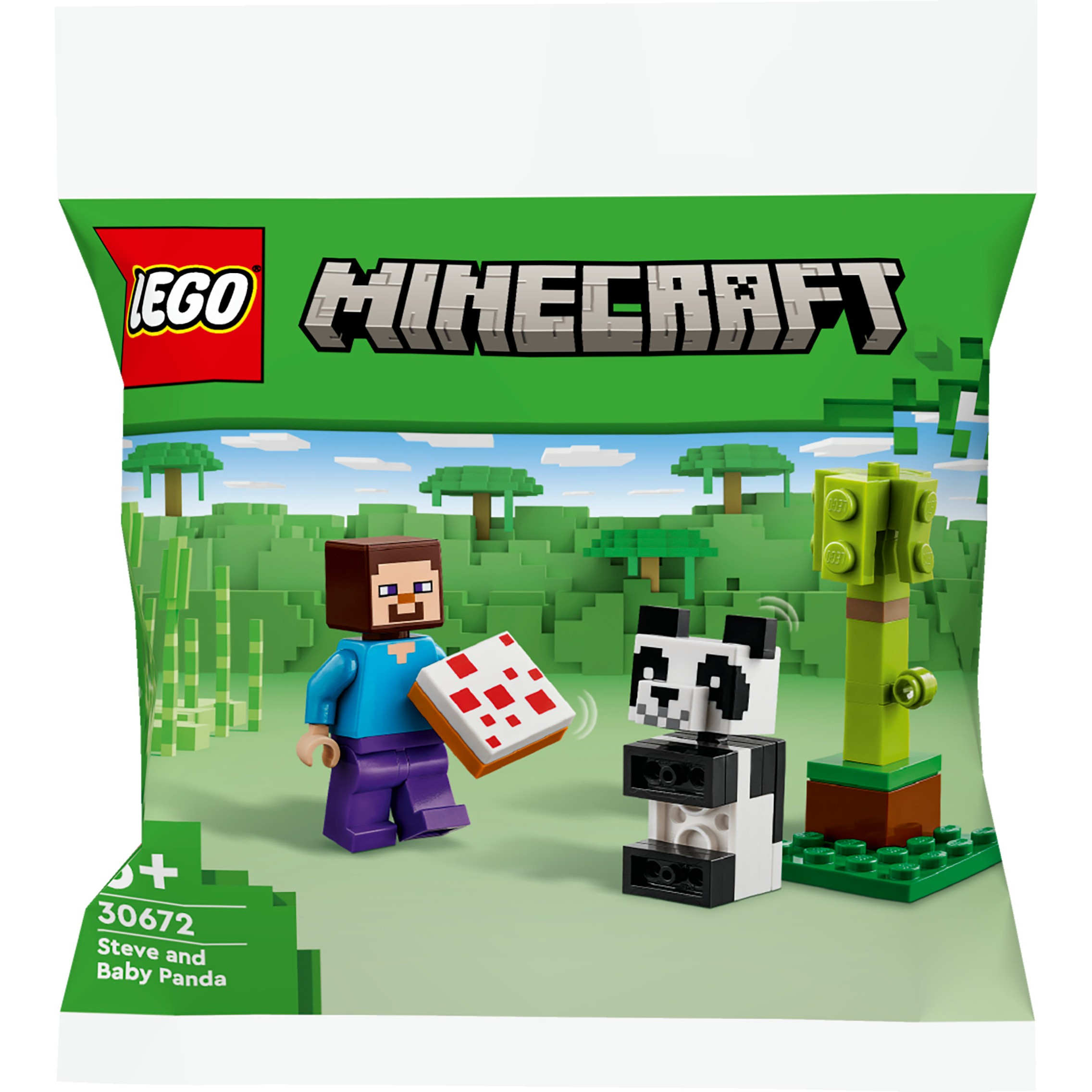 ITwork.lt: LEGO MINECRAFT 30672 Steve and Baby Panda