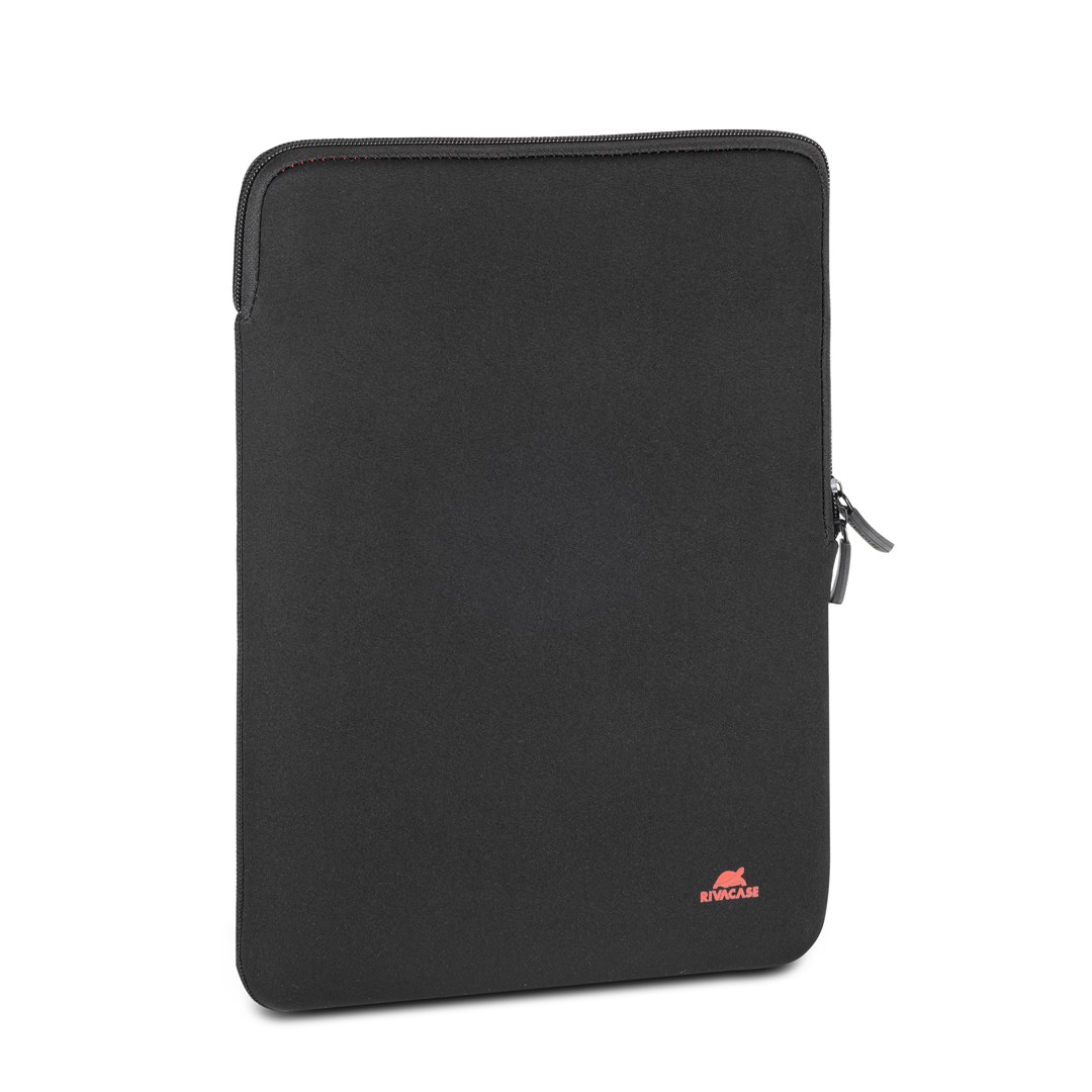 ITwork.lt: RIVACASE Antishock 5221 MacBook 13 sleeve, vertical, black, dual zippers