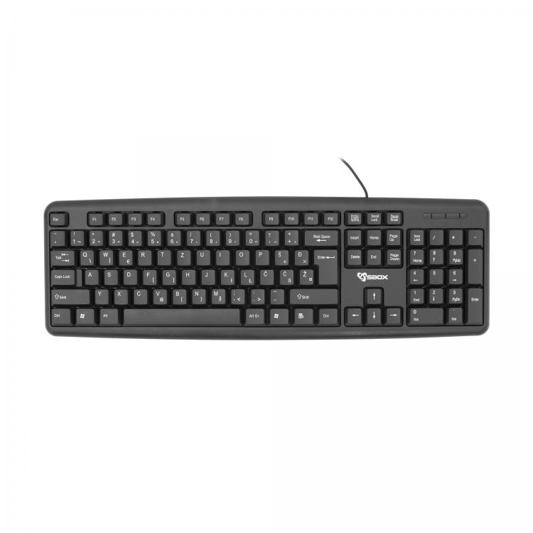 ITwork.lt: Sbox Keyboard Wired USB K-14 US