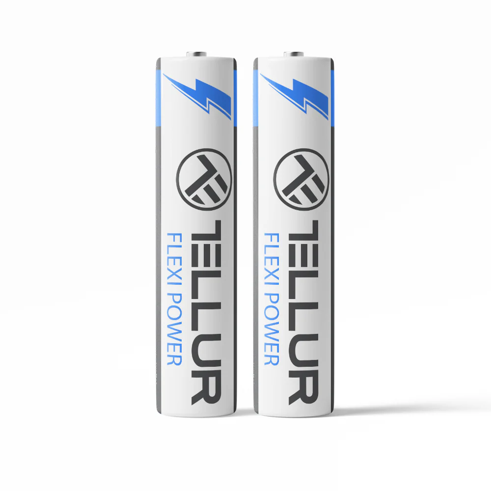 ITwork.lt: Tellur Flexi Power battery, Super Alkaline, AAA LR03, 1.5V, 2 pcs/set