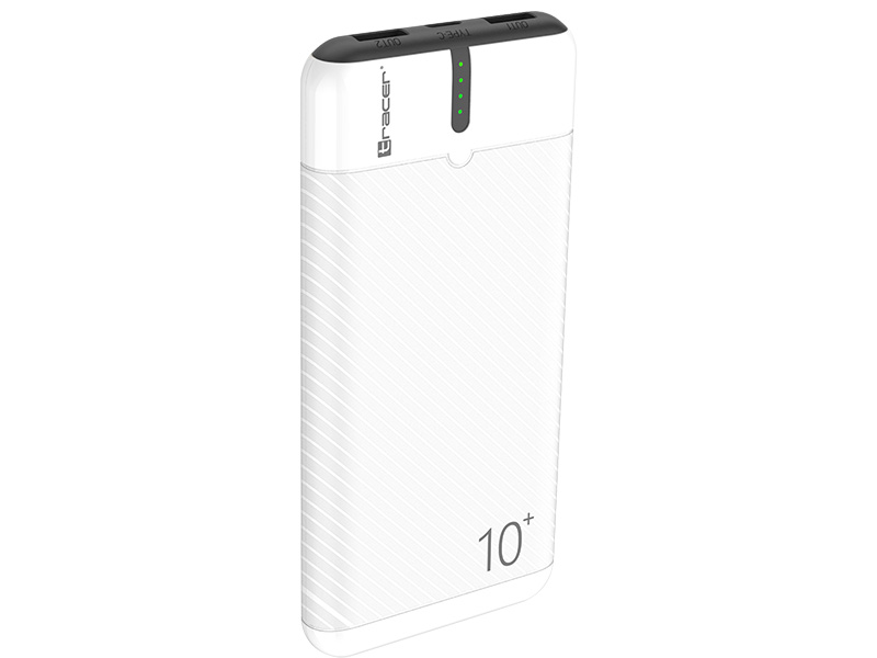 ITwork.lt: Power bank EnerGo 10000mAh white-black