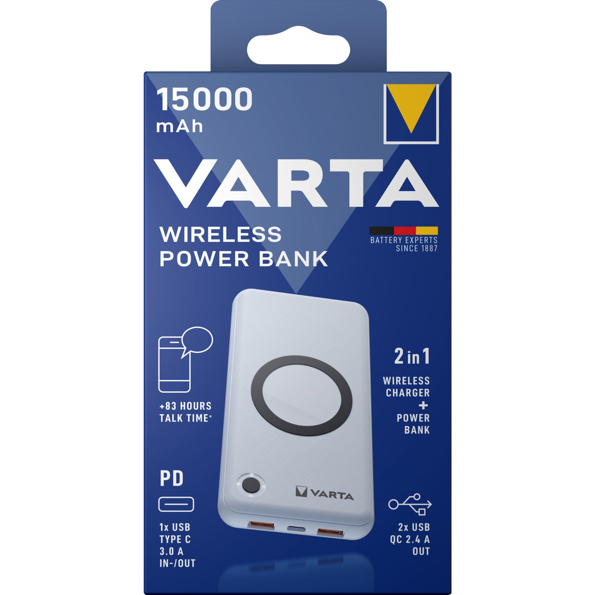 ITwork.lt: Varta Wireless Power Bank